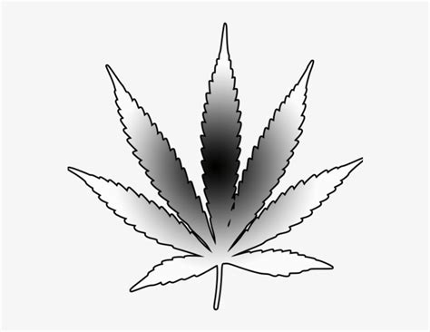 Pot Leaf Outline Clipart