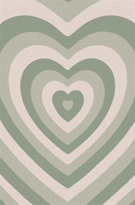 sage green heart indie wallpaper | Iphone wallpaper green, Mint green ...