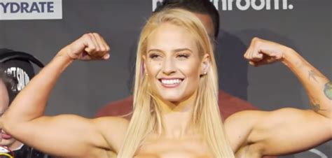 Ebanie Bridges Is Back Stripping Down To Lingerie During Weigh-In For Her Next Boxing Match (VIDEO)