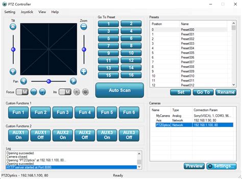 PTZ Controller - Serial Port Tool - Professinal Software to control PTZ Cameras