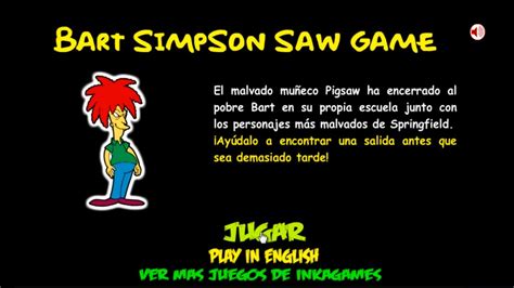 HD Bart Simpson Saw Game Walkthrough / Guía - YouTube