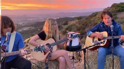 John Fogerty sings “Lean On Me” with his Family at Sunset