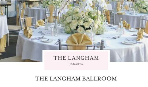 The Langham, Jakarta - Vendor Venue di Jakarta | Bridestory