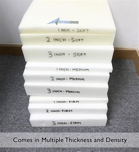 Upholstery Foam Density Chart - nor-artistepeintre