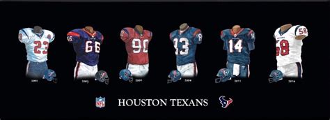 houston texans jersey history - Rod Shafer