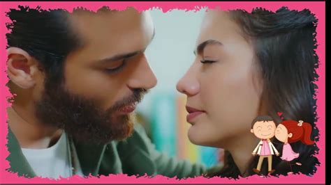 Can and Sanem kiss (Erkenci Kuş) - YouTube