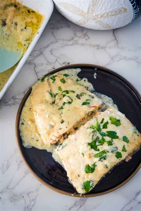 Salmon in Creamy Lemon Sauce - Divalicious Recipes