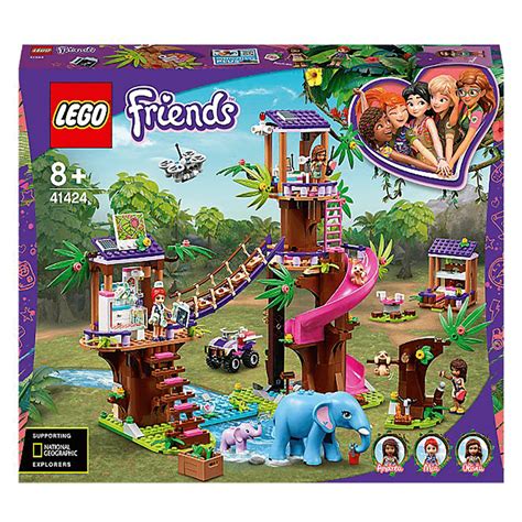 LEGO Friends Jungle Rescue Base Treehouse Vet Set - 41424 - Toys And ...