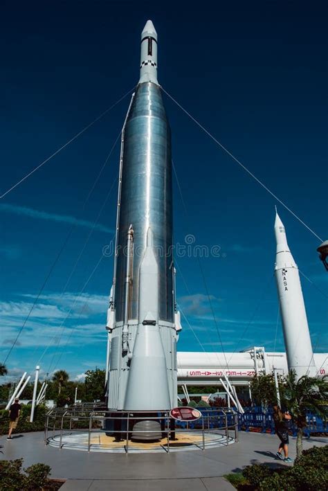 Cape Canaveral, Florida - August 13, 2018: Rocket Garden at NASA ...