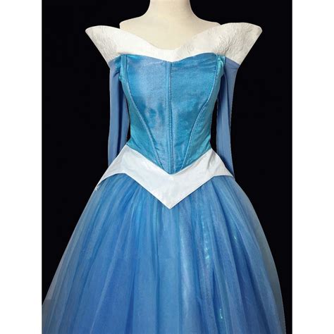 Princess Aurora Dress Adults, Blue Aurora Dress Cosplay Costume - Women