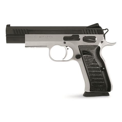 EAA Tanfoglio Witness Match Elite, Semi-automatic, 10mm, 4.75" Barrel, 14+1 Rounds - 712538 ...