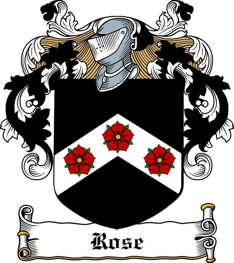 Rose Family Crest / Irish Coat of Arms Image Download - Tradebit