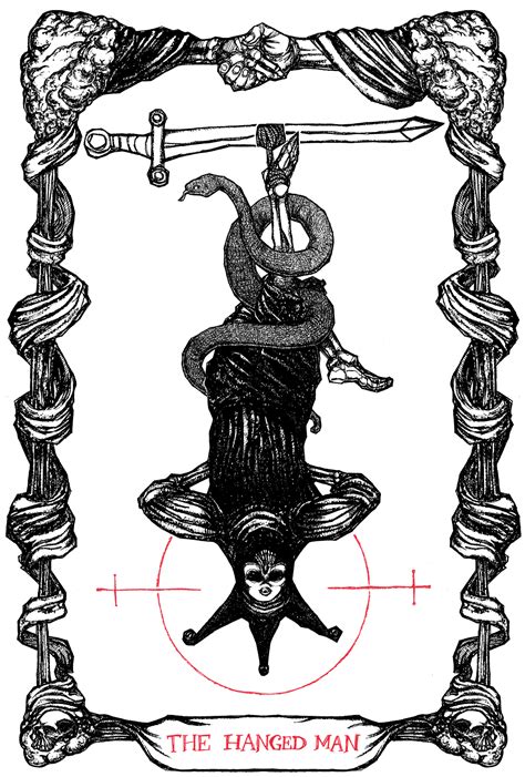 Tarot of the Hanged Man 8.5"x11" Watercolor Print | MICAH ULRICH