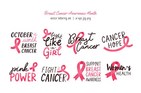 Breast Cancer Awareness month quotes | Pre-Designed Photoshop Graphics ...