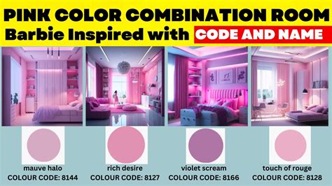 Barbie Inspired Pink Room Color Combination | Pink Color Room Design ...