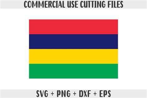 Mauritius Flag SVG Original Colors Graphic by Zoomksvg · Creative Fabrica