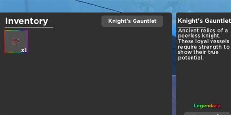 Buy Item Knight's Gauntlet - GPO Roblox Most Complete and Cheapest ...