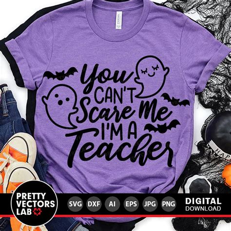 Teacher Svg Halloween Cut File Funny Quote Svg Dxf Eps - Etsy