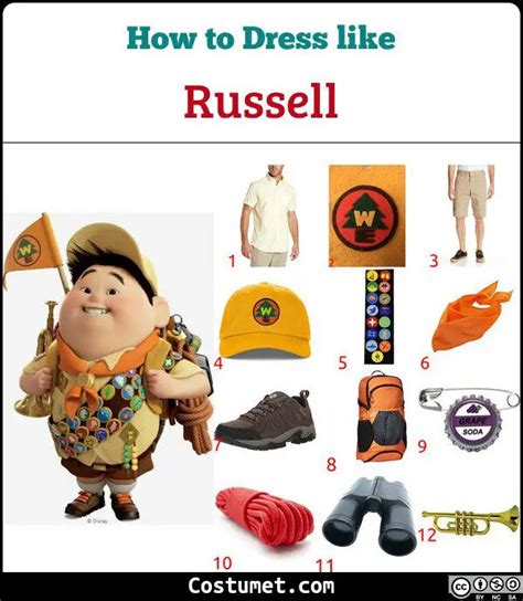 Russell (Up) Costume for Cosplay & Halloween