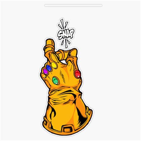 Marvel Avengers Thanos Snap Hoodie Sticker Decal in Kazakhstan at KZT ...