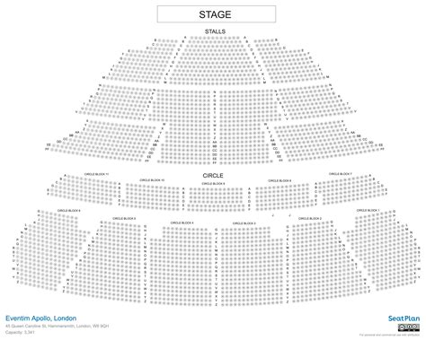 Apollo Seating Chart Nyc | Elcho Table