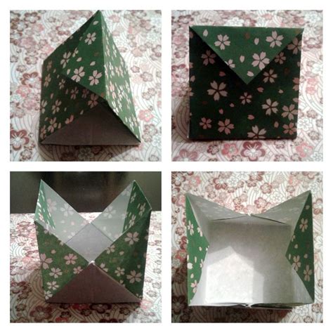 This origami gift bag is an original design and the instructions can be ...