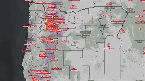 Oregon Wildfire Map 2021 - Map Of New Mexico