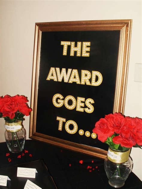 Oscar/Academy Awards Awards Party Party Ideas | Photo 2 of 16 ...