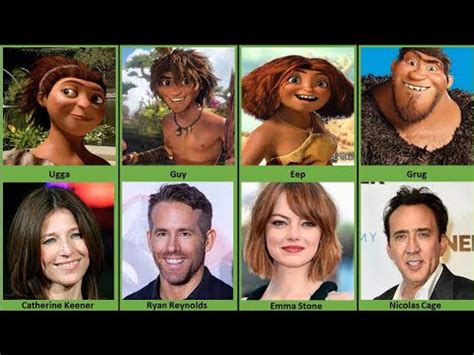 The Croods (2013) Movie: Voice Actors/Actresses - YouTube