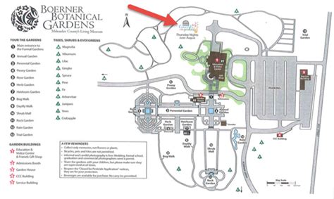 Botanical Gardens Visitor Map | Map Design Projects