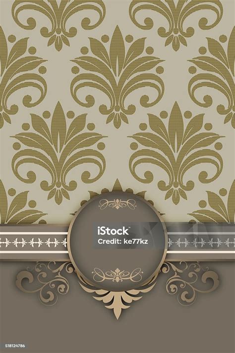 Vintage Background With Frame Stock Illustration - Download Image Now ...