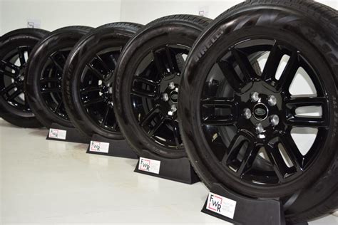 19″ Land Rover Defender 110 Factory OEM Wheels Rims Gloss Black Tires 6010 – Factory Wheel Republic