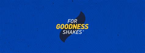 For Goodness Shakes Rebrand on Behance