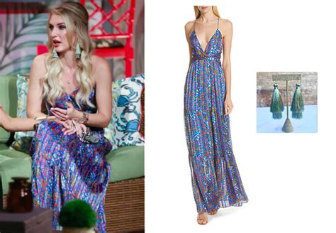 Southern Charm, Season 6 Reunion, Eliza Limehouse Blue Dress and Earrings | Your Style 411