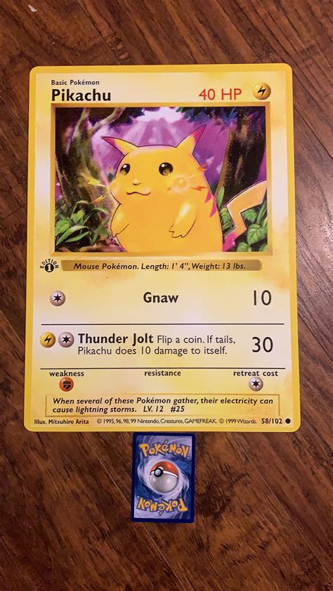 15.2 X 11 Custom Jumbo Pokemon Card 1st Edition - Etsy