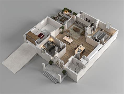 3D Floor Plan Rendering - 3DHomeMedia