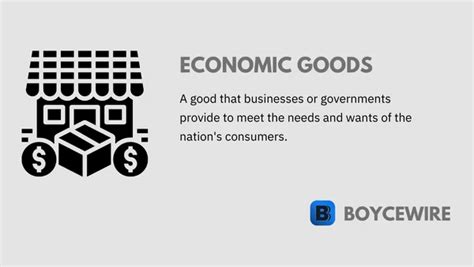 Economic Goods: Definition, Types & Examples