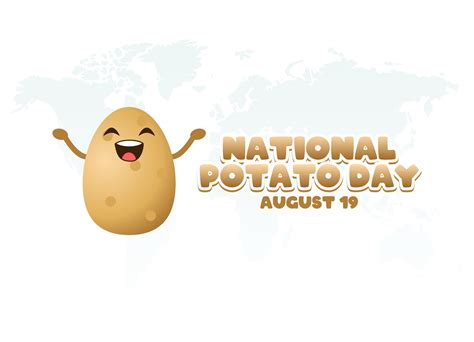 vector graphic of national potato day good for national potato day celebration. flat design ...