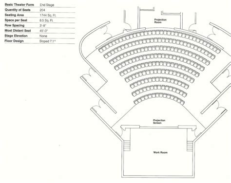 Gallery of How to Design Theater Seating, Shown Through 21 Detailed Example Layouts - 22 (With ...