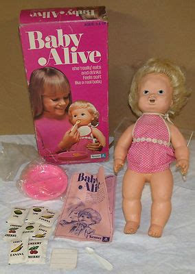 Vintage 1973/1974 Kenner Baby Alive doll with box, accessories | #405958942