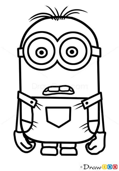 Minion Cartoon Drawing at GetDrawings | Free download