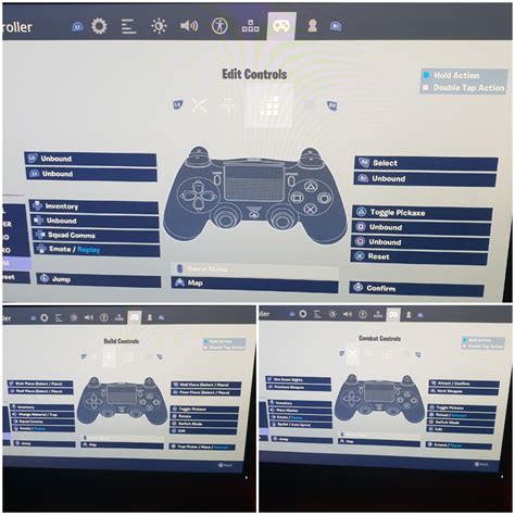 My custom controller binds. I play with the standard ps4 controller and ...