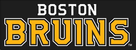 Boston Bruins Wordmark Logo - National Hockey League (NHL) - Chris ...