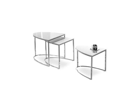 Bow Nesting Tables for Apartments | Expand Furniture