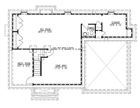 Basement Floor Plan - Premier Design Custom Homes