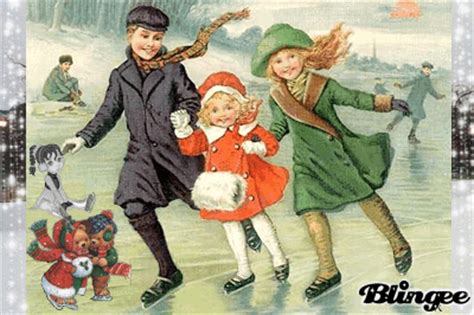 Vintage Ice Skating Picture #106399865 | Blingee.com