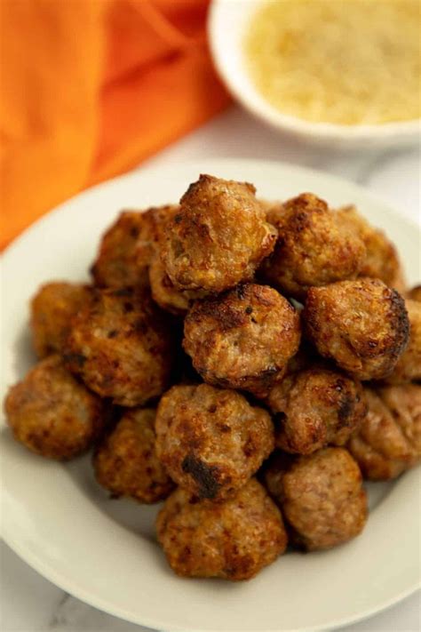 Oven-Baked Pork Meatballs - Seaside Recipes