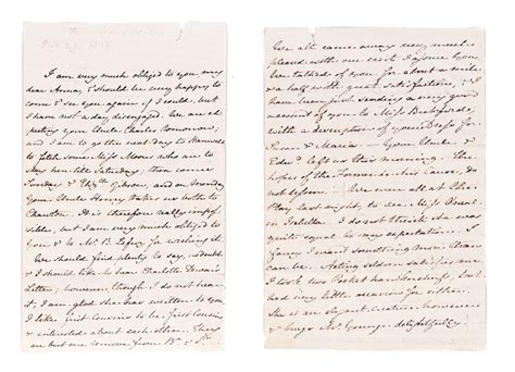 A Fragment of a Letter in Jane Austen’s Hand – European Romanticisms in Association