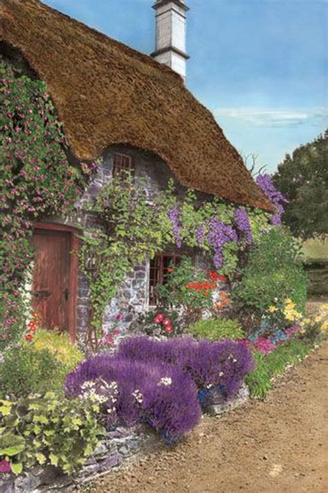 43 Irish Cottage Decoration | English cottage decor, Thatched cottage, Cottage garden