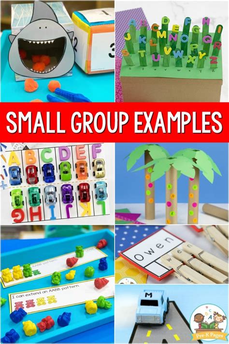 Small Group Activities for Preschool - Pre-K Pages